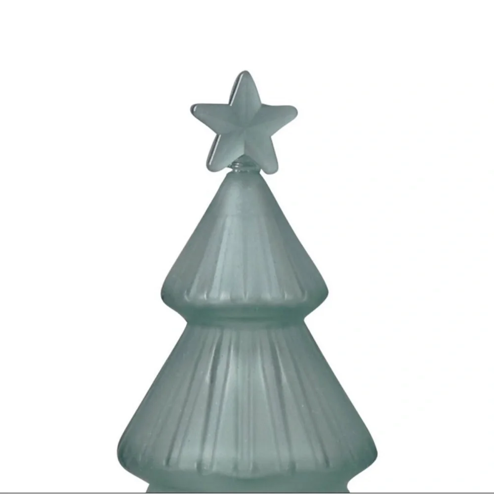 Glass LED Tree in Matte Green from Target Bullseye Playground, New!